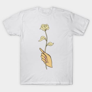 Hand and roses T-Shirt